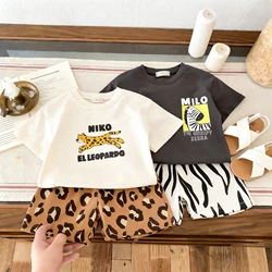 Conjunto verano de camiseta y pantalón corto para niño