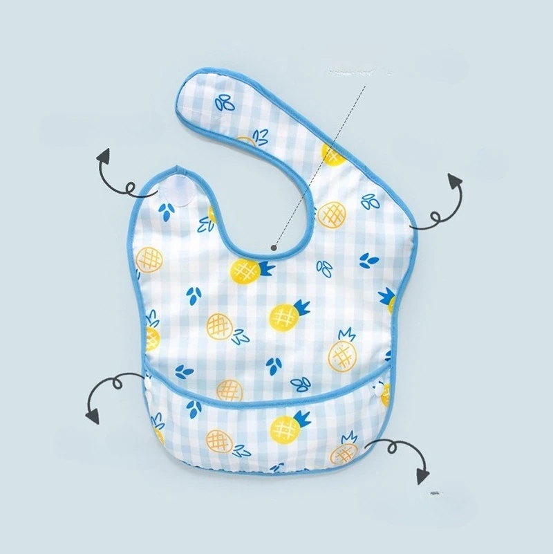 Babero impermeable transpirable para bebé con animalito y bolsillo - imagen 5