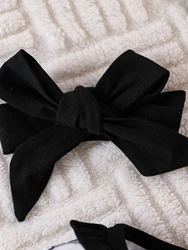 Pelele de manga larga para bebé niña con diadema y mariposas