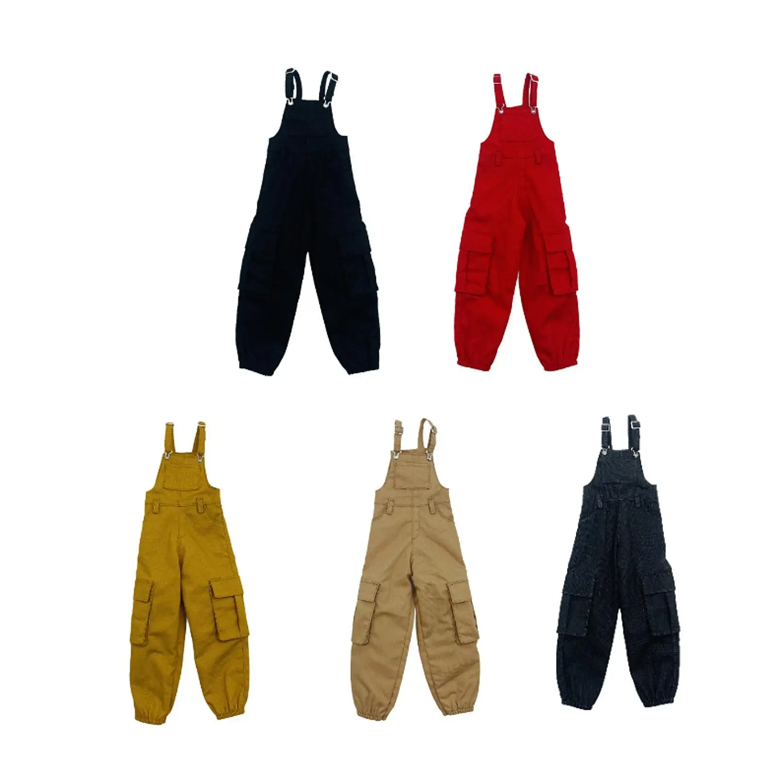 Conjunto de ropa para muñecas de mezclilla: pantalón largo y traje - imagen 5
