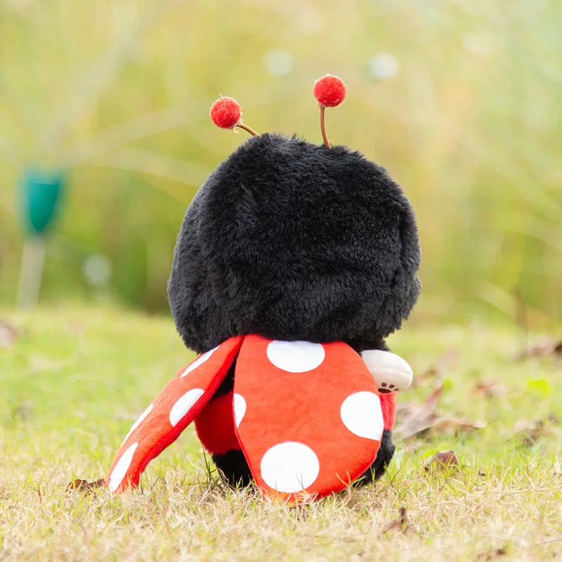 Ropa para muñecas mariquita negra y roja, traje de algodón estilo kawaii - imagen 4