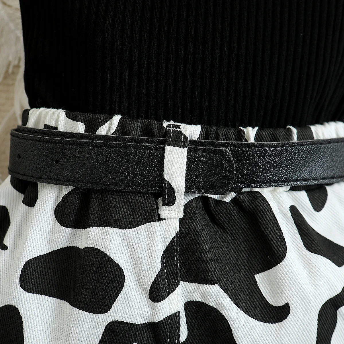 Conjunto de bebé de lujo: top sin mangas y pantalón corto estampado - imagen 4