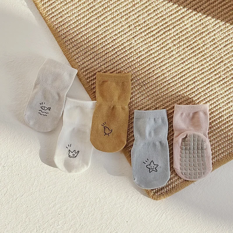 Calcetines antideslizantes de algodón para bebé y niño - imagen 4