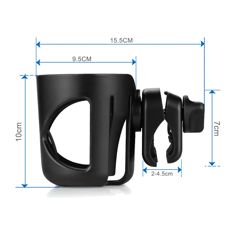 Portavasos para moto con clip giratorio sujetabotellas - imagen 2