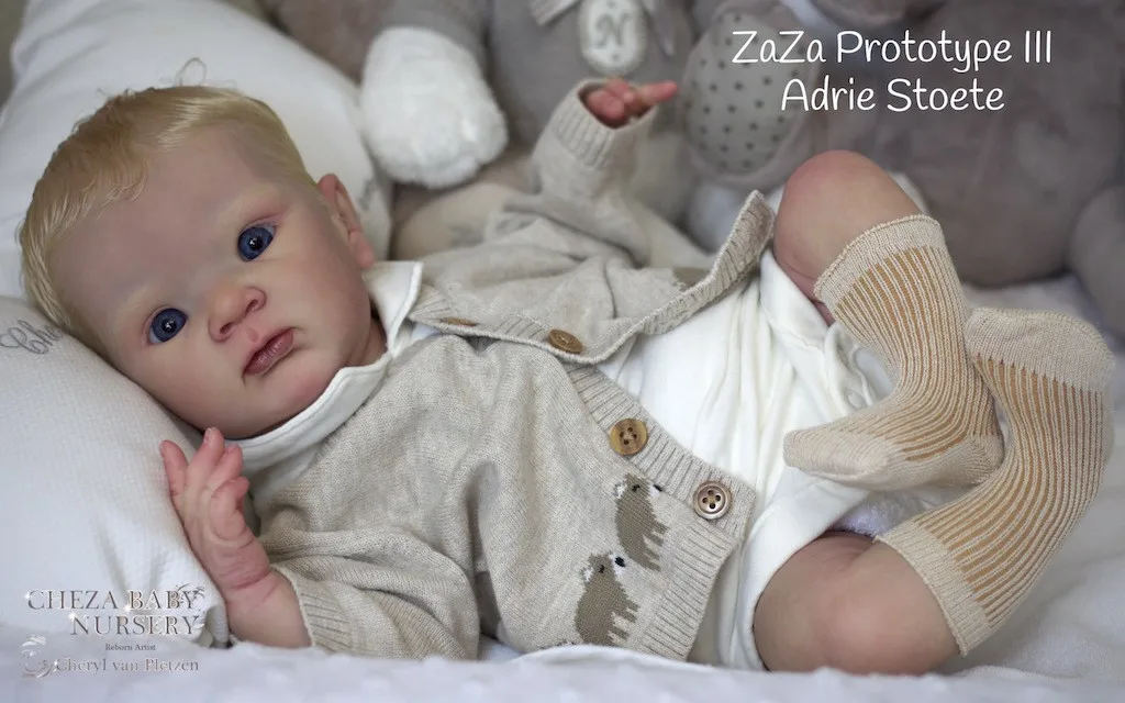 Kit muñeca Reborn Zaza – Piezas sin pintar para personalizar