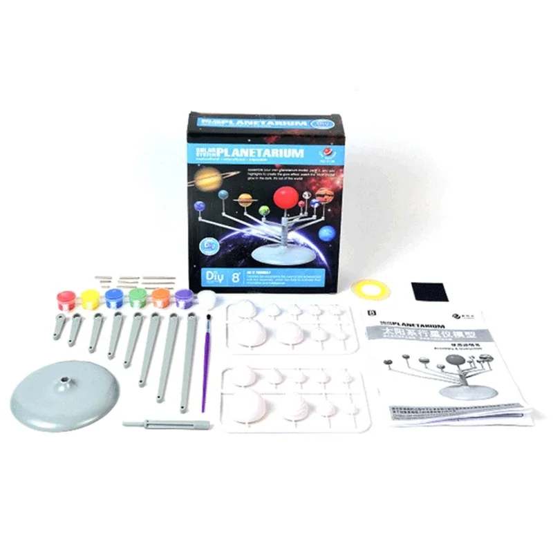 Juguete educativo sistema solar para pintar planetas y colores - imagen 4