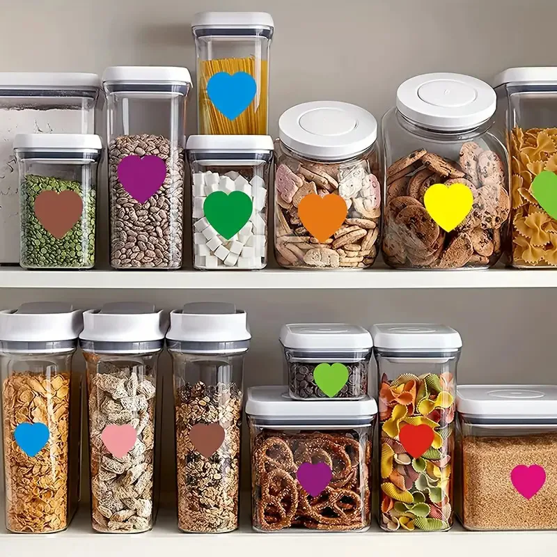 Pegatinas de puntos con corazón para niños - imagen 4