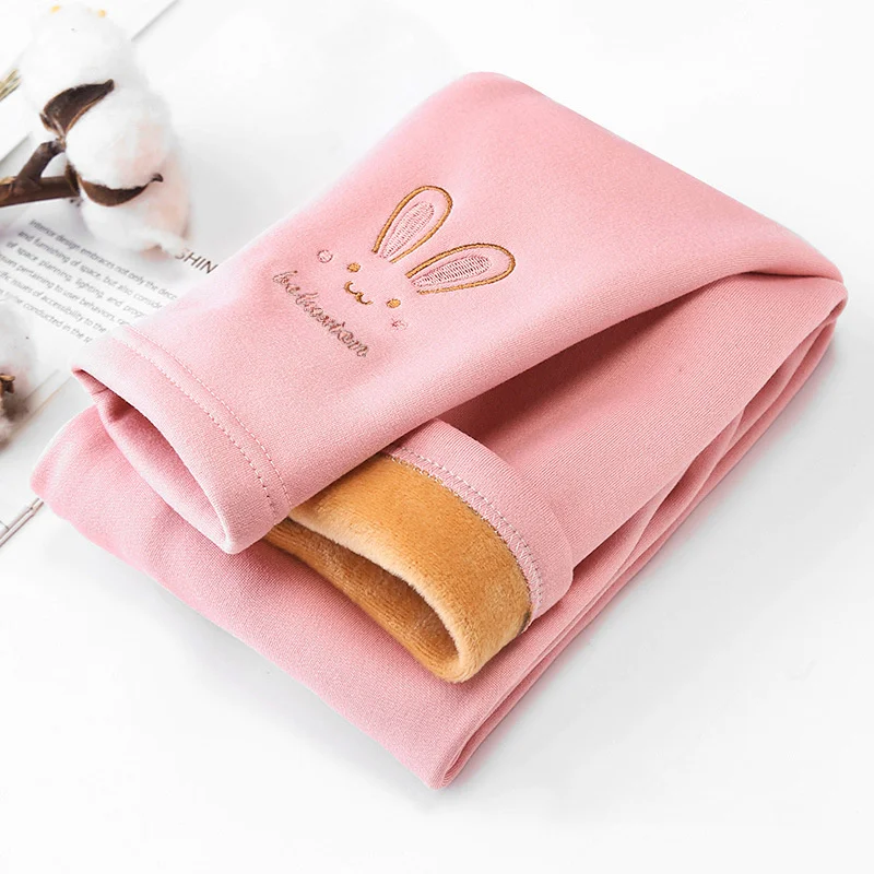Pantalones de felpa cálidos para niñas – Otoño cómodo y práctico - imagen 5