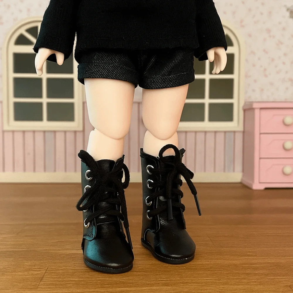 Botas de cuero para muñecas Obitsu, estilo BJD mini - imagen 4