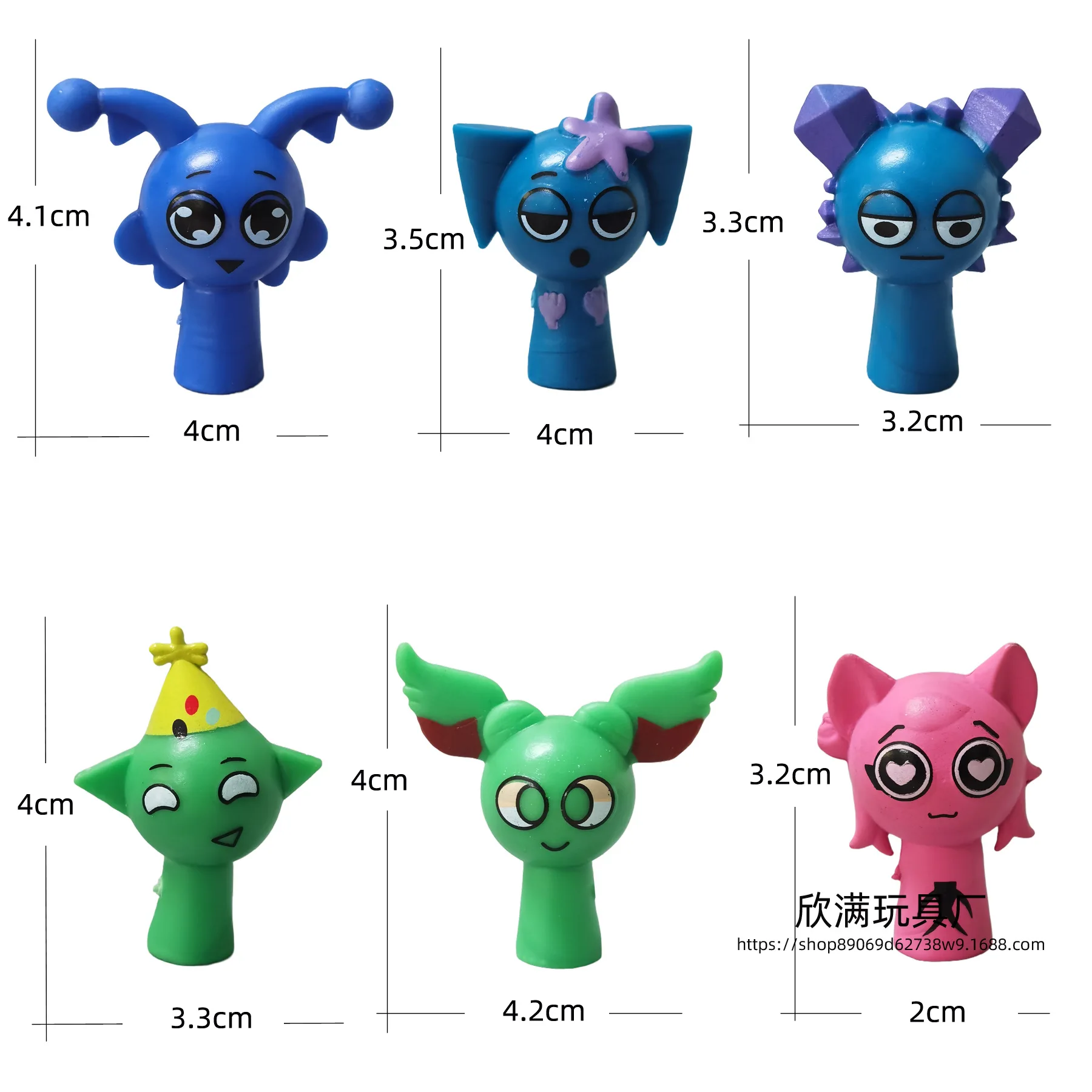 Figura de acción Mini Sprunki Wenda coleccionable para fans