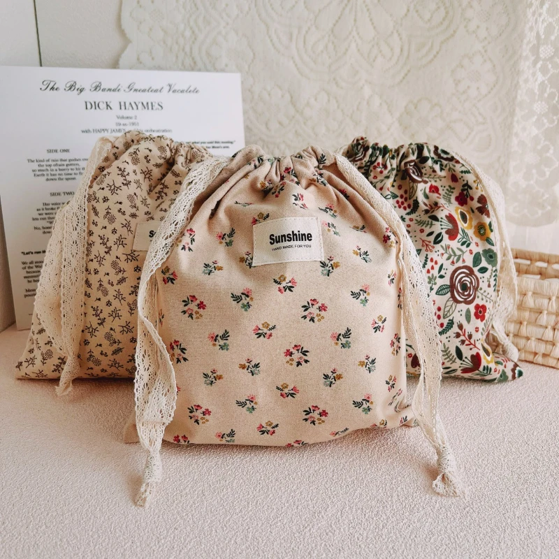 Bolsa de pañales de algodón con organizador para bebé y cosméticos - imagen 4