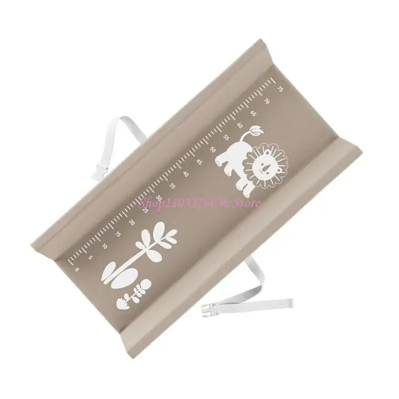 Cambiador de pañales impermeable con almohadilla animal y seguridad - imagen 4