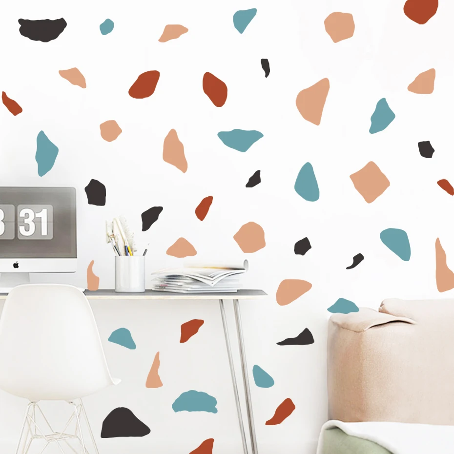 Calcomanías de terrazo para pared infantil – adhesivos removibles - imagen 5