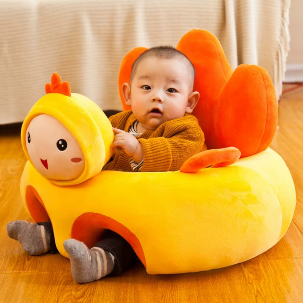 Funda nido de asiento para sofá de bebé – Felpa lavable anticaída - imagen 5