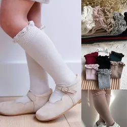 Calcetines con volantes para niñas encaje y algodón suave 0-5 años