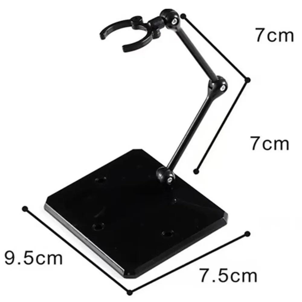 Base transparente PVC para figuras de acción móvil con soporte - imagen 4
