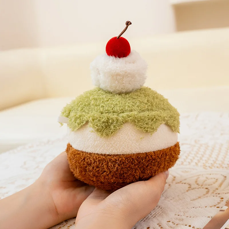 Juego de peluche té vespertino pastel Matcha, sándwich y postre - imagen 4