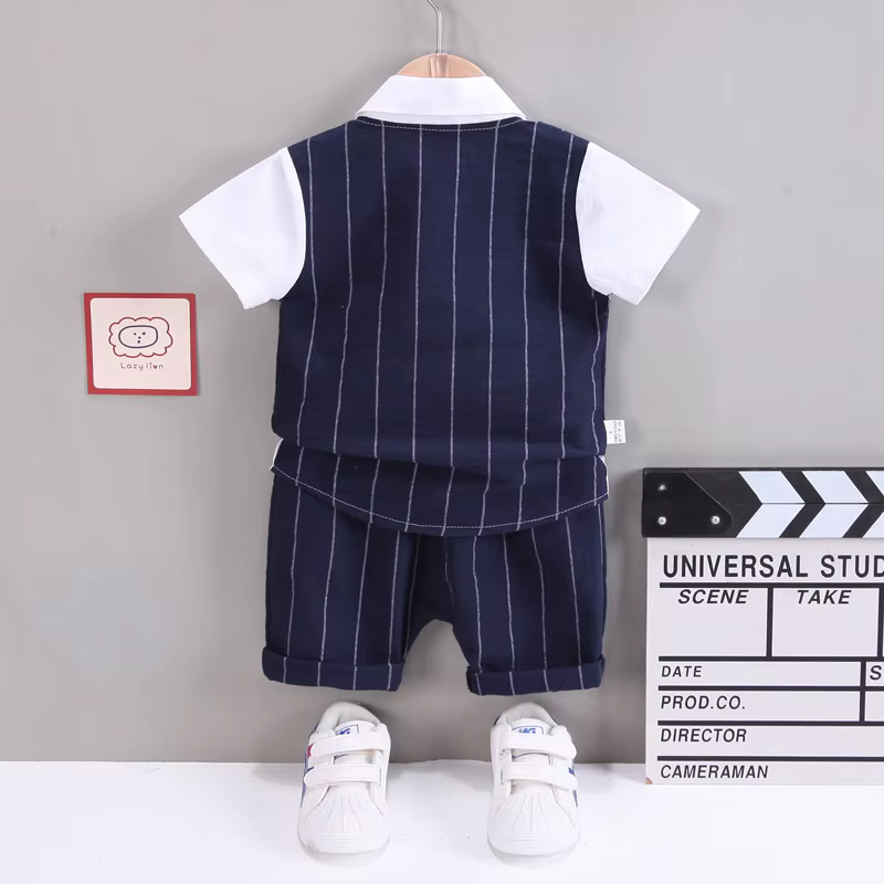 Ropa de verano bebé camisa manga corta pantalones cortos - imagen 5