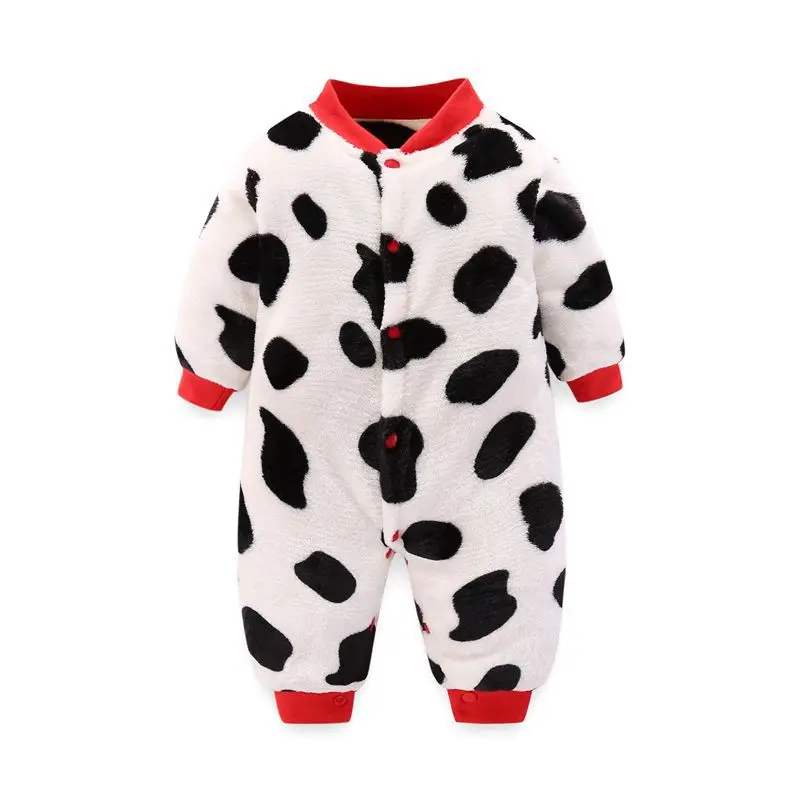 Pijama bebé de una pieza grueso para recién nacidos otoño-invierno