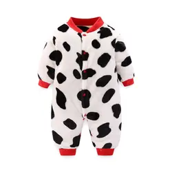 Pijama bebé de una pieza grueso para recién nacidos otoño-invierno
