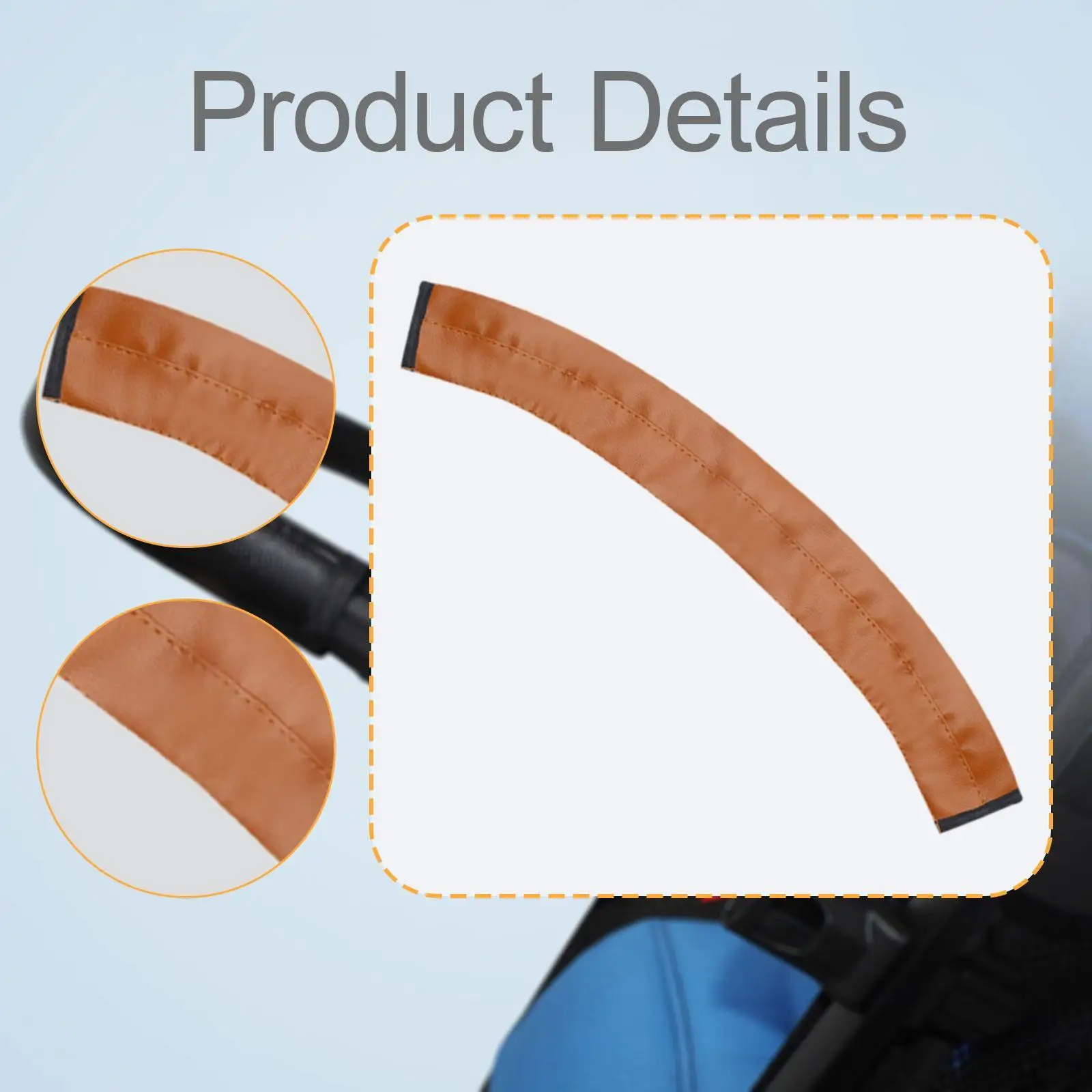 Funda para manillar de cochecito PU lavable y extraíble - imagen 4