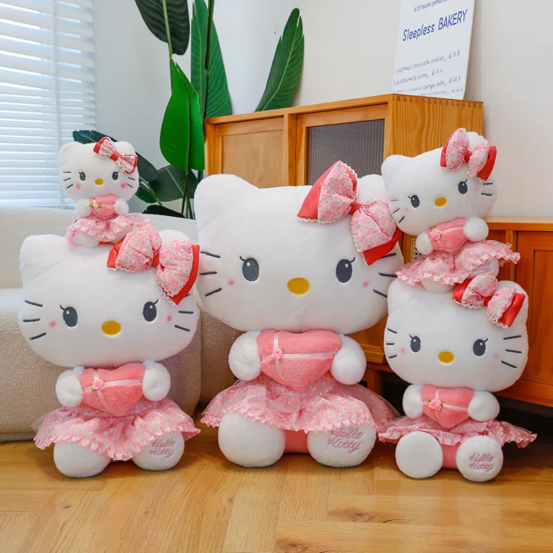 Peluche Hello Kitty Sanrio suave tipo cojín tierno - imagen 2