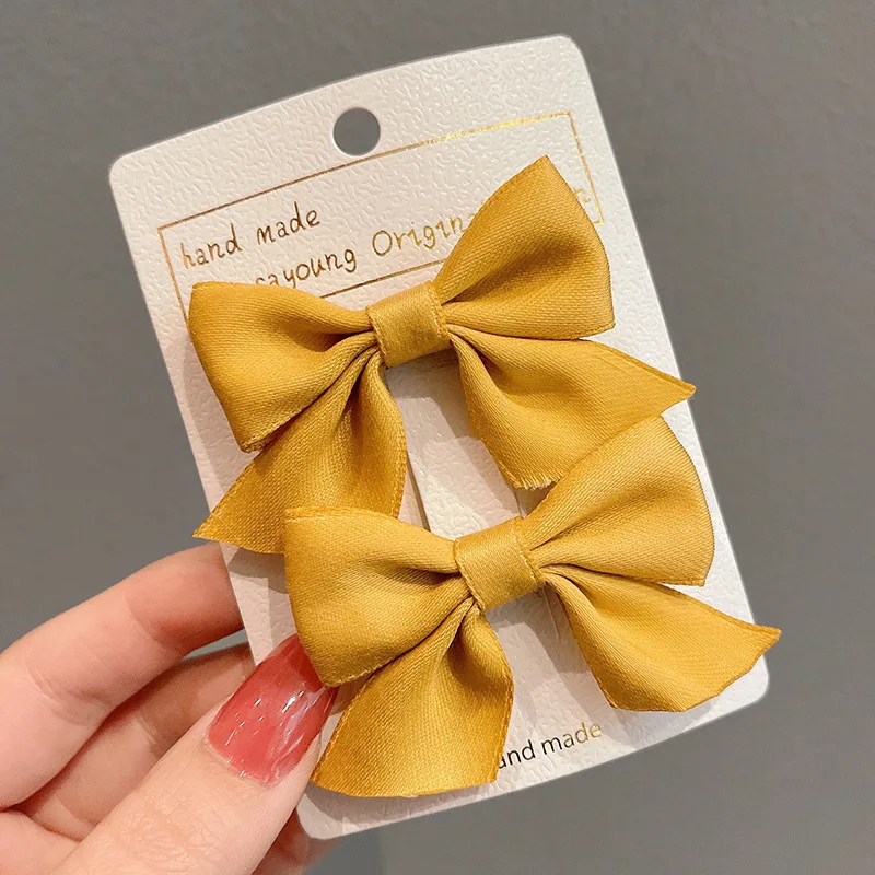 Accesorios de pelo para niños y bebés – Horquillas lazo coreano - imagen 2