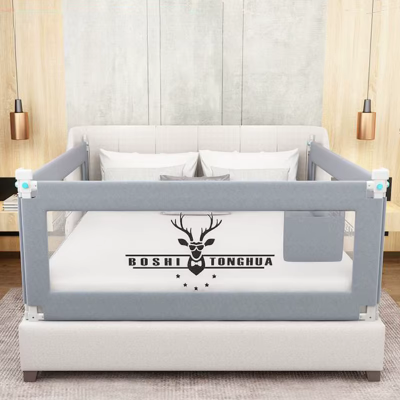 Valla de seguridad adjustable para cama de bebé - imagen 2