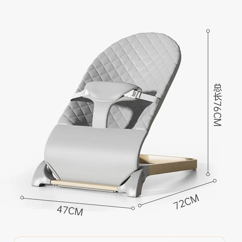 Asiento rebotador ergonómico para bebés con respaldo reclinable