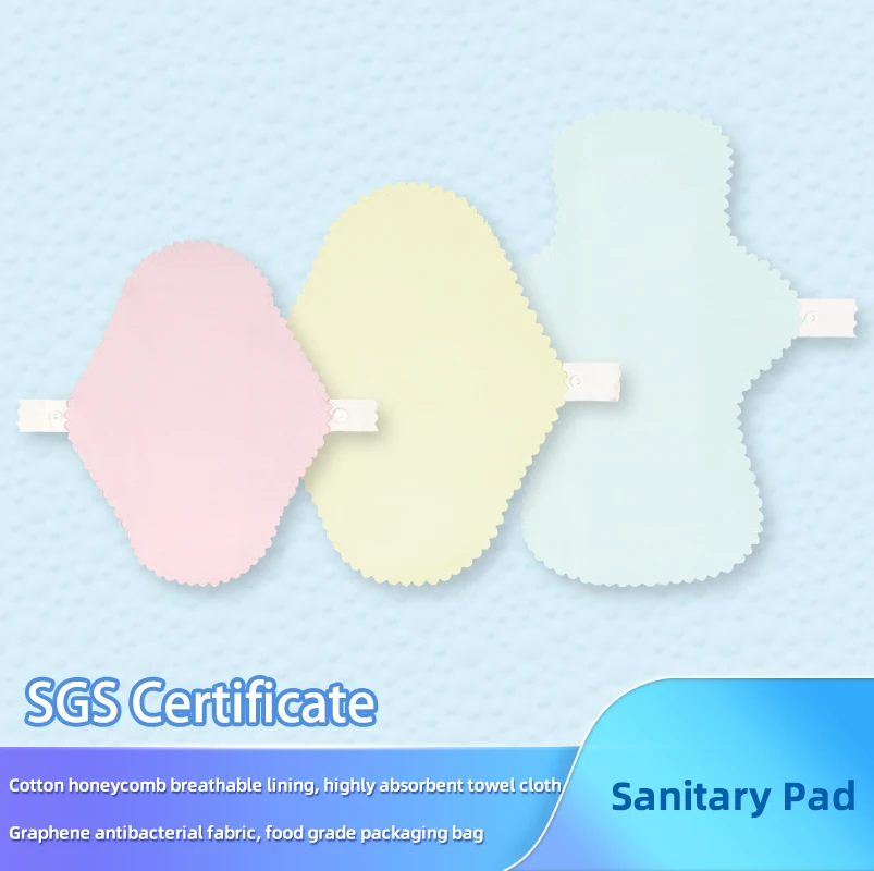 Almohadilla menstrualgrafeno vista frontal