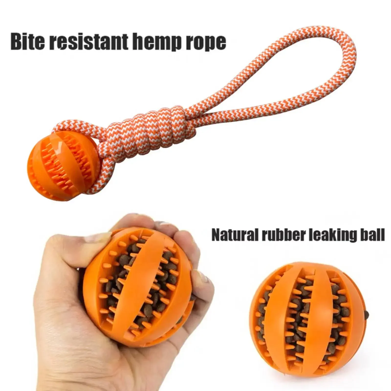 Pelotas dentales para perros pequeños y medianos – Juguete resistente para mordidas - imagen 3
