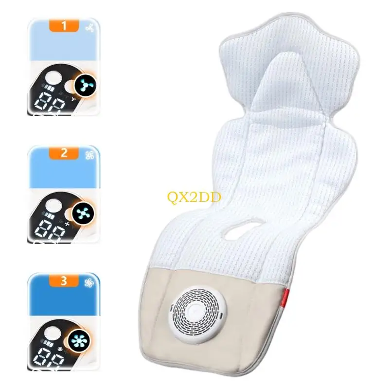 QX2D Asiento ergonómico transpirable para bebé, clima cálido
