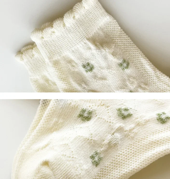 Calcetines transpirables de malla y algodón para bebés y niños - imagen 4