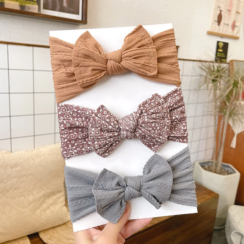 Diadema tejida con cable para bebé – Elástica y suave para recién nacido - imagen 2