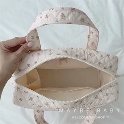 Bolso de maternidad bandolera floral gran capacidad para viaje