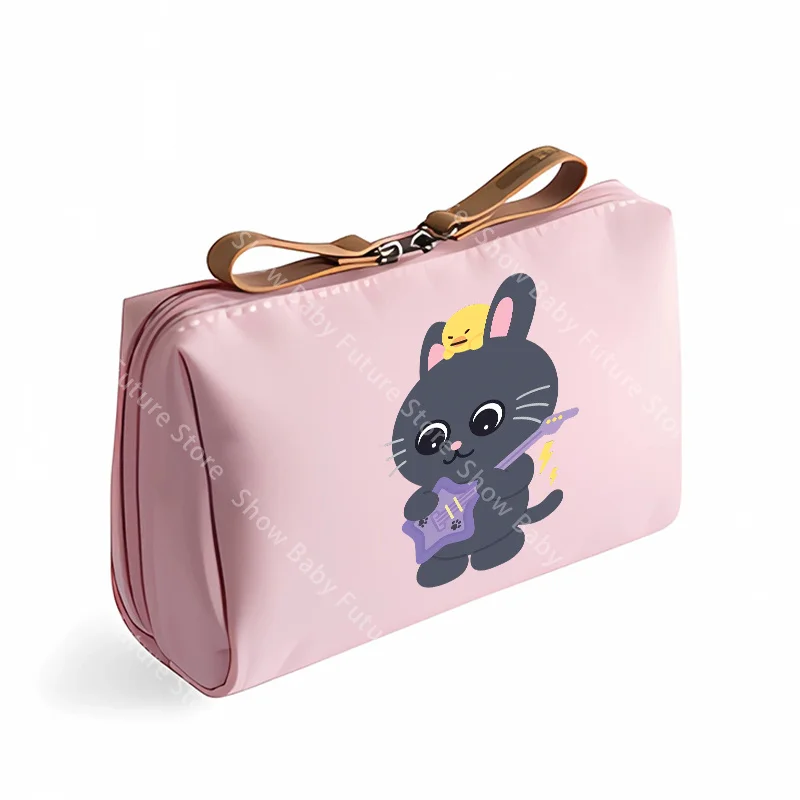 Bolsa de maquillaje RIIZE K-pop Wave con cierre portátil - imagen 5