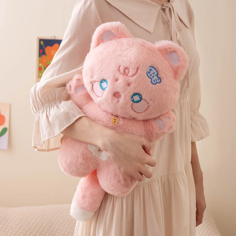Almohada de peluche gato tierno para siesta y regalo infantil