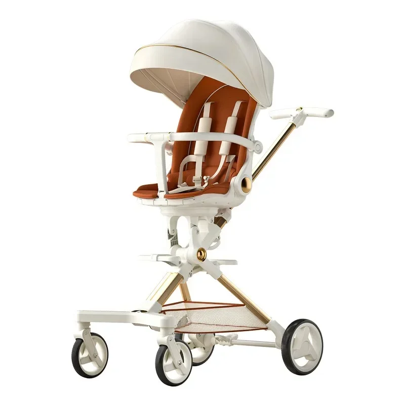 Andador para bebés plegable bidireccional, sentado y tumbado - imagen 2