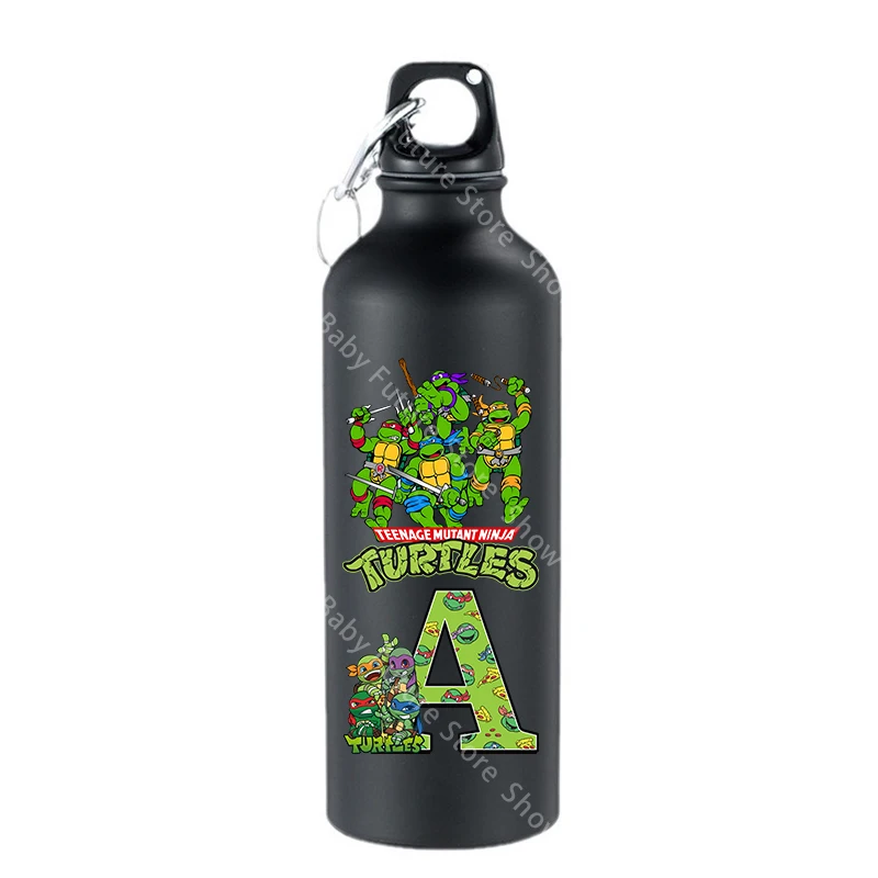 Botella de agua deportiva aluminio Tortugas Ninja sin fugas - imagen 4