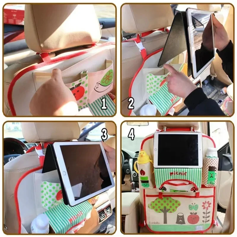 Organizador de coche para bebé – Bolsa colgante extensible multifunción - imagen 5