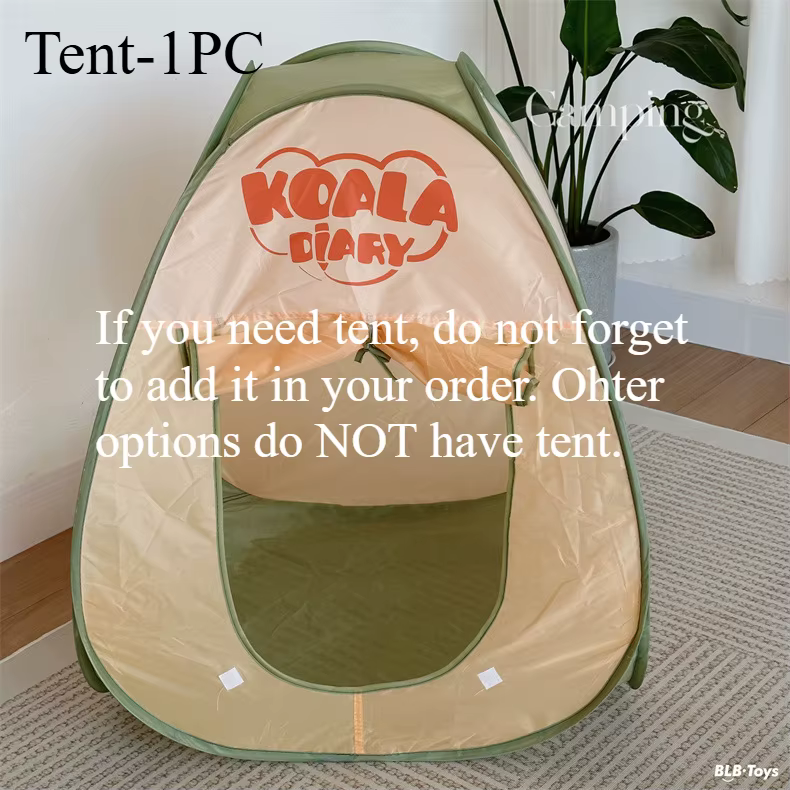 Tienda de campaña plegable y accesorios de camping