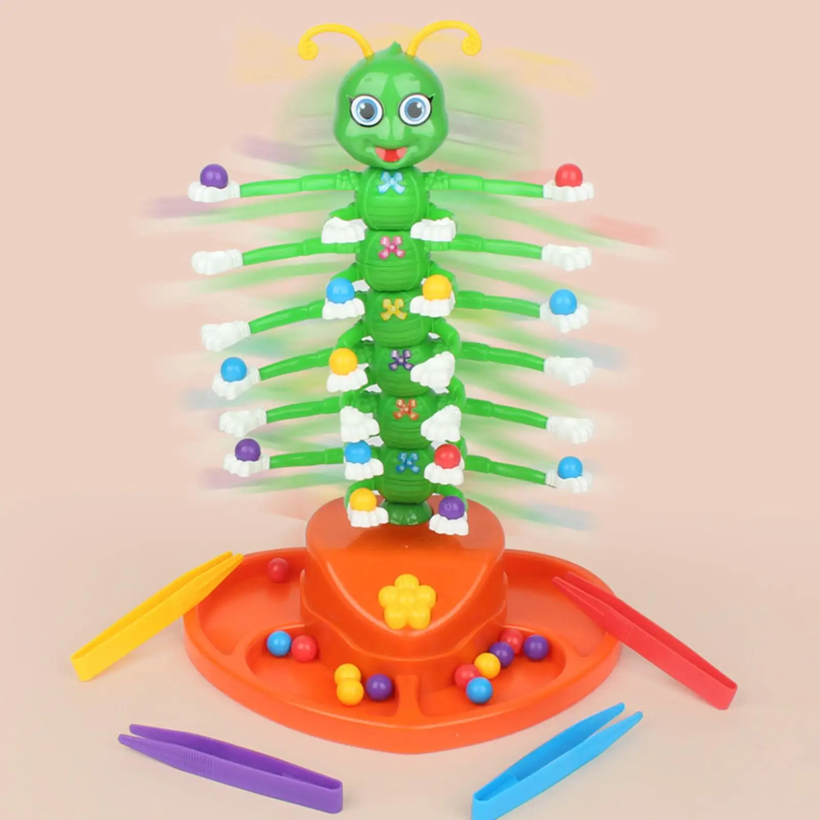 Juego de equilibrio eléctrico Green Smile Caterpillar para niños - imagen 3