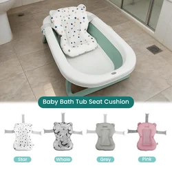Asiento de baño antideslizante para bebé con malla 3D y acolchado