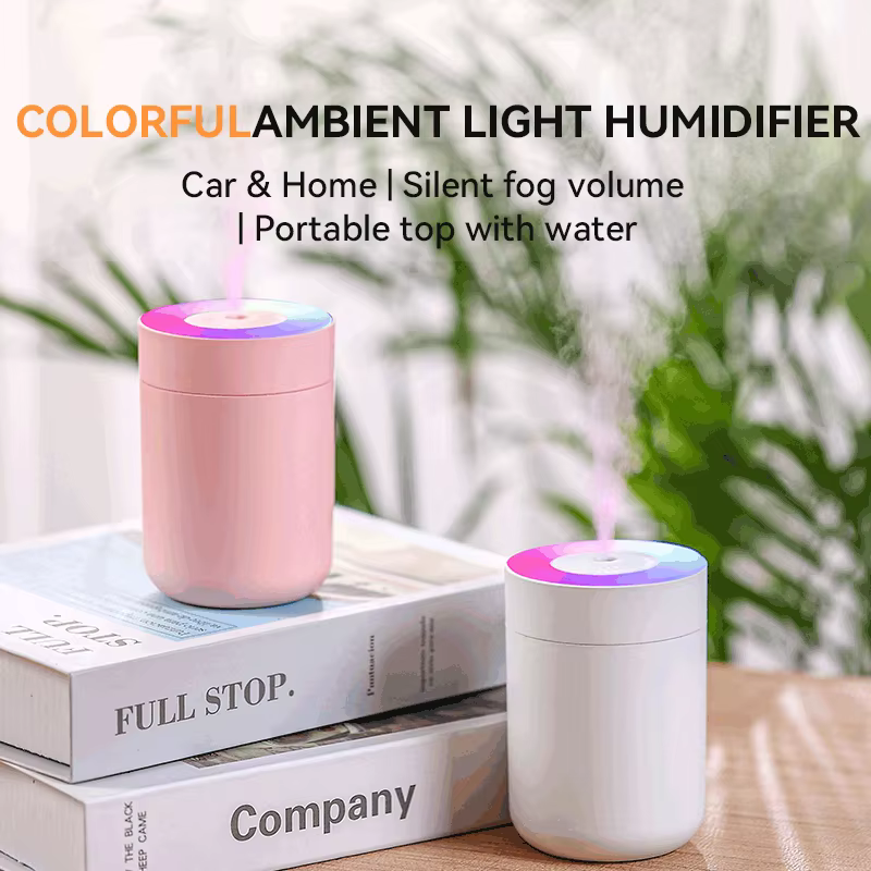 Humidificador de aire USB silencioso con luz LED de colores - imagen 5