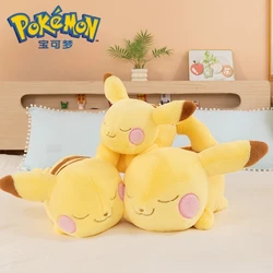 Peluche de Pikachu dormido estilo caricatura, suave y cómodo