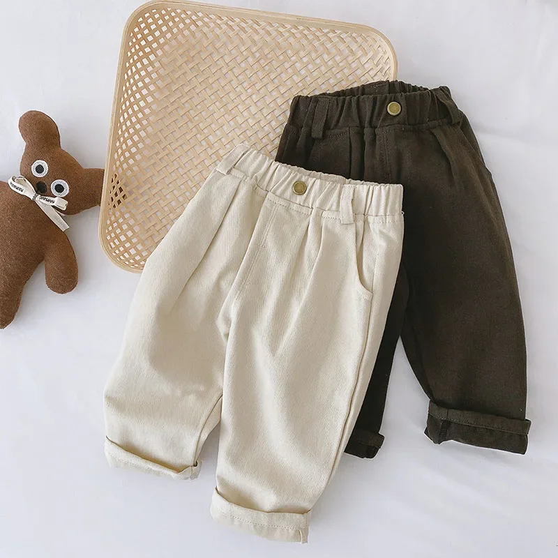 Pantalones casuales unisex para niños primavera 2026 - imagen 2