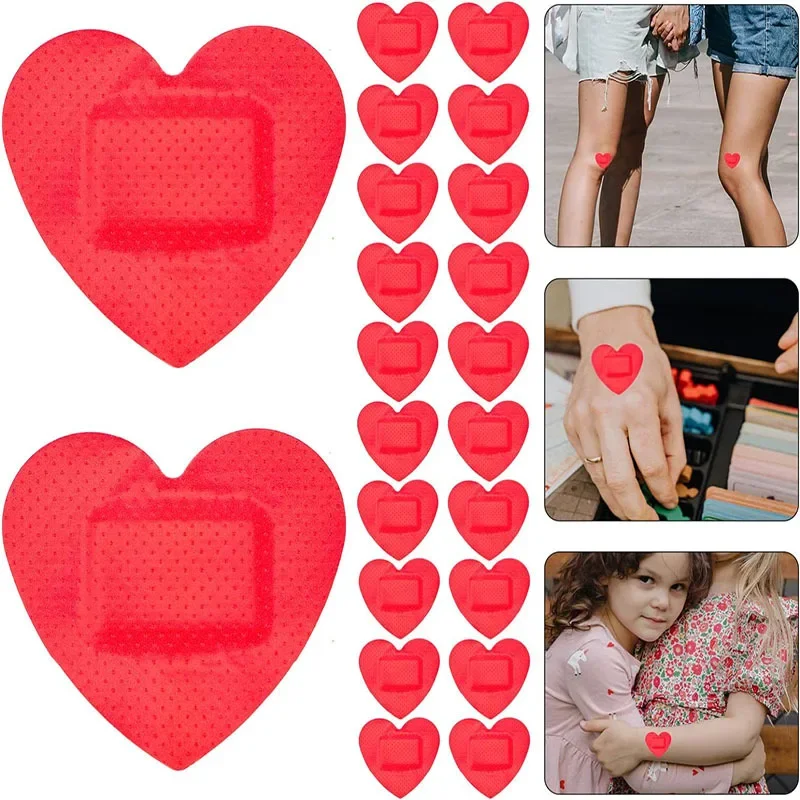 Tiritas corazón rojo para niñas – Curitas suaves y divertidos - imagen 4