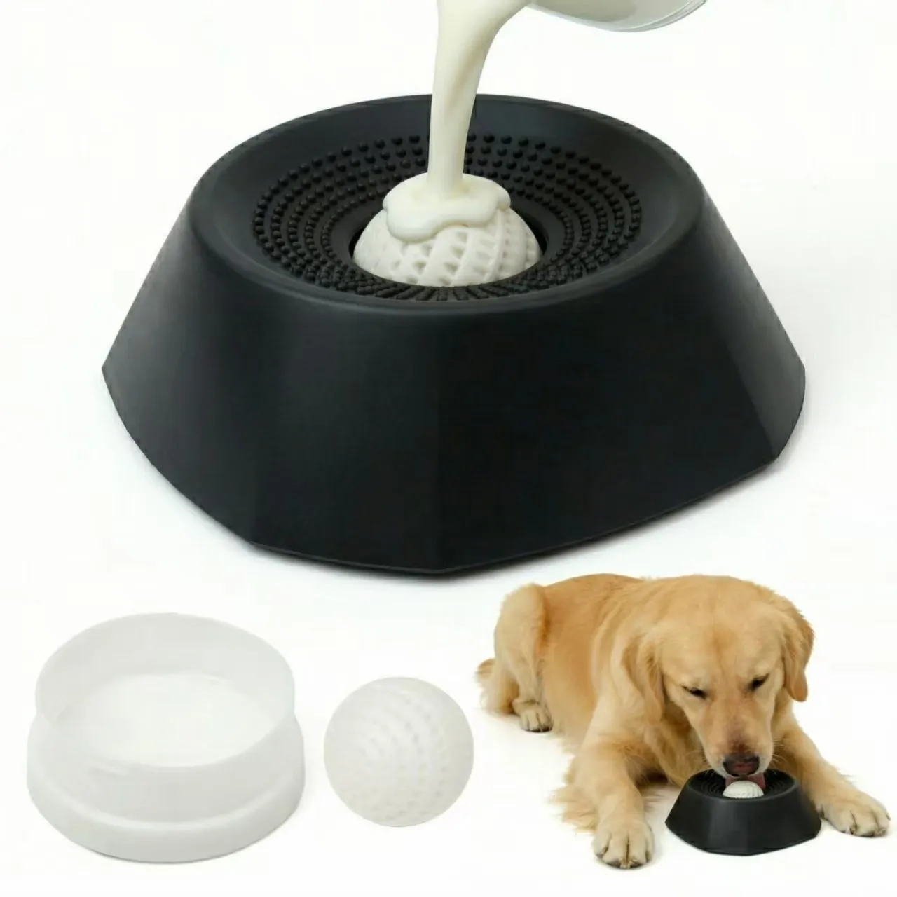 Comedero antiderrame universal para perros y gatos grandes - imagen 4