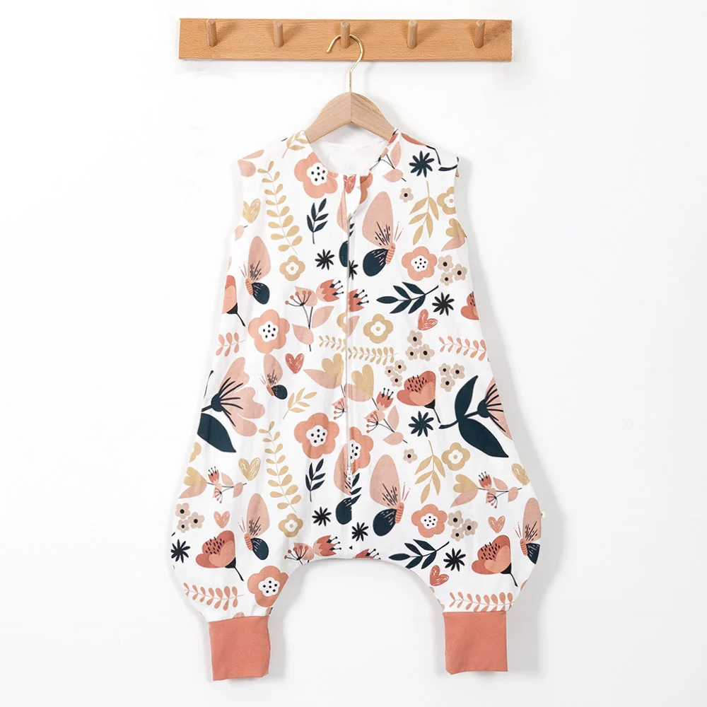 Saco de dormir infantil de verano de algodón ligero y fresco - imagen 3