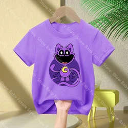Camiseta Smilings Critters de dibujos animados para niño manga corta